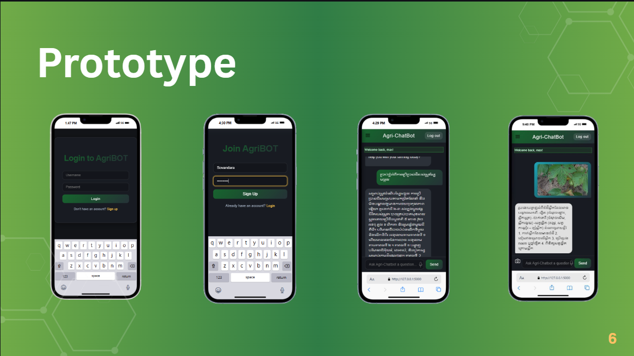 Agri-Tech Chatbot screenshot